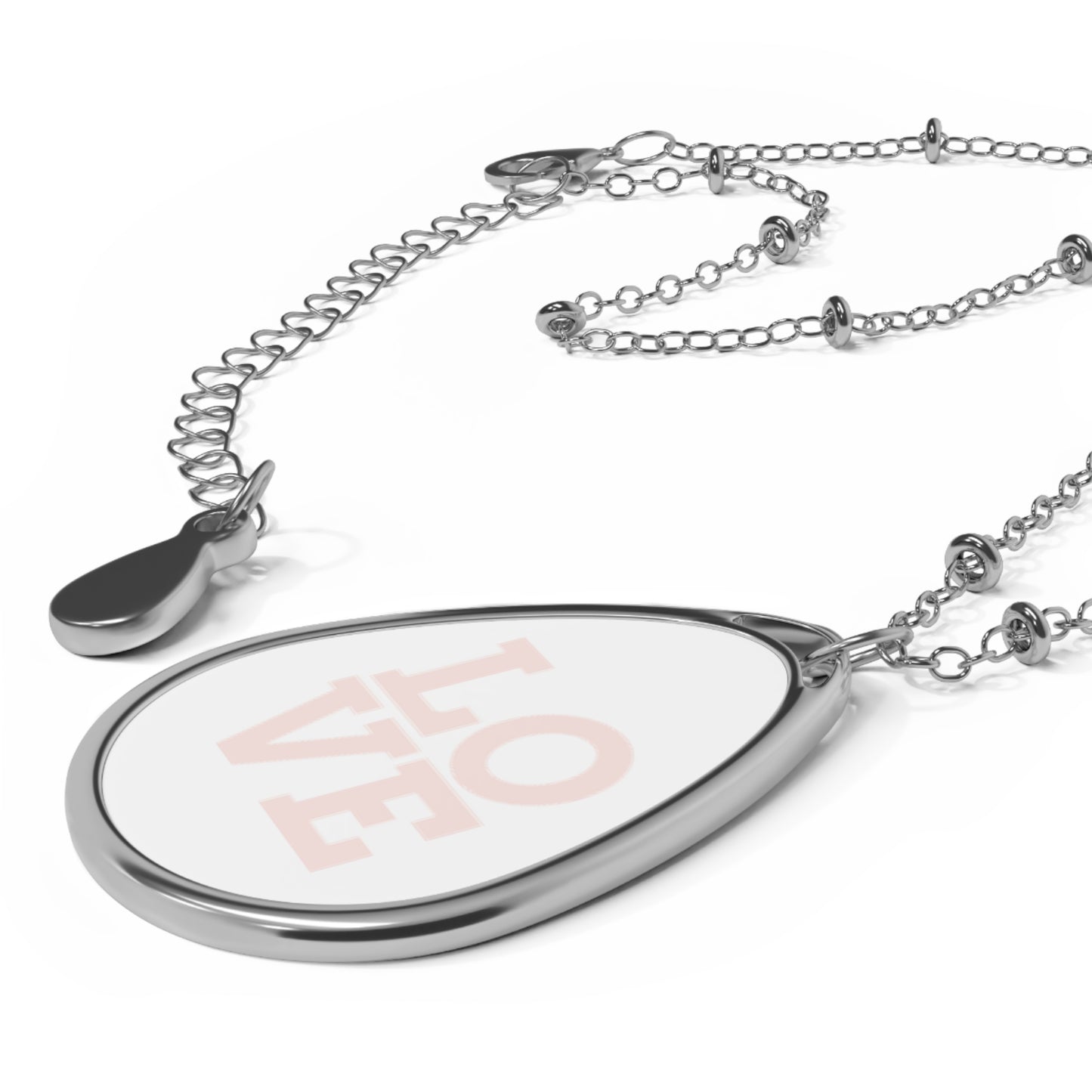 Love Oval Necklace For Women