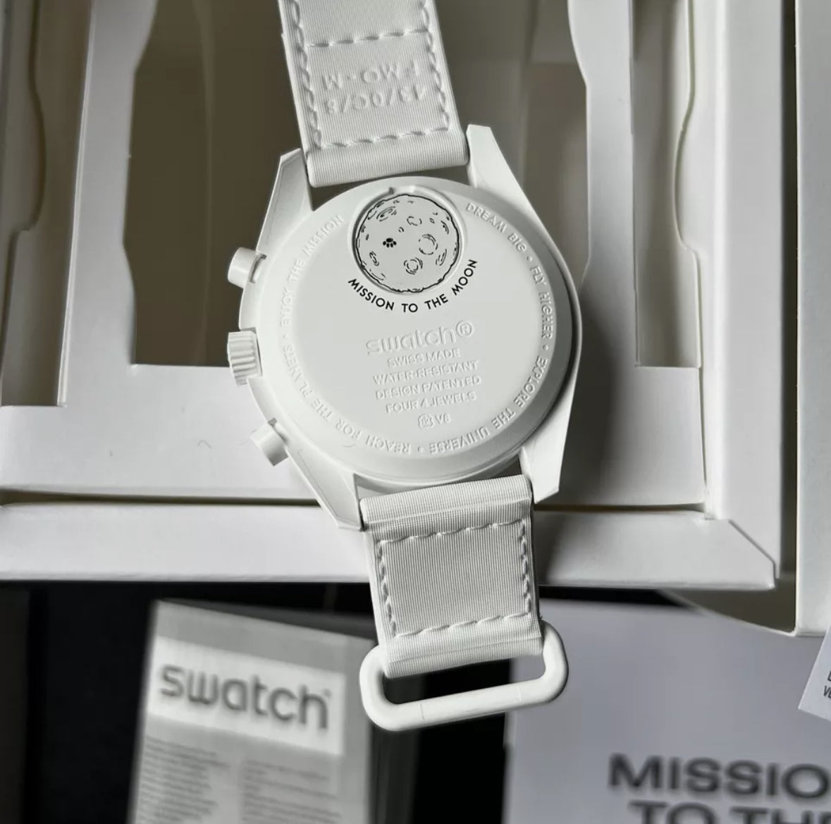 Omega X Swatch Mission To The Moonphase Snoopy White Rare Limited * Blue Dial-95 Trends