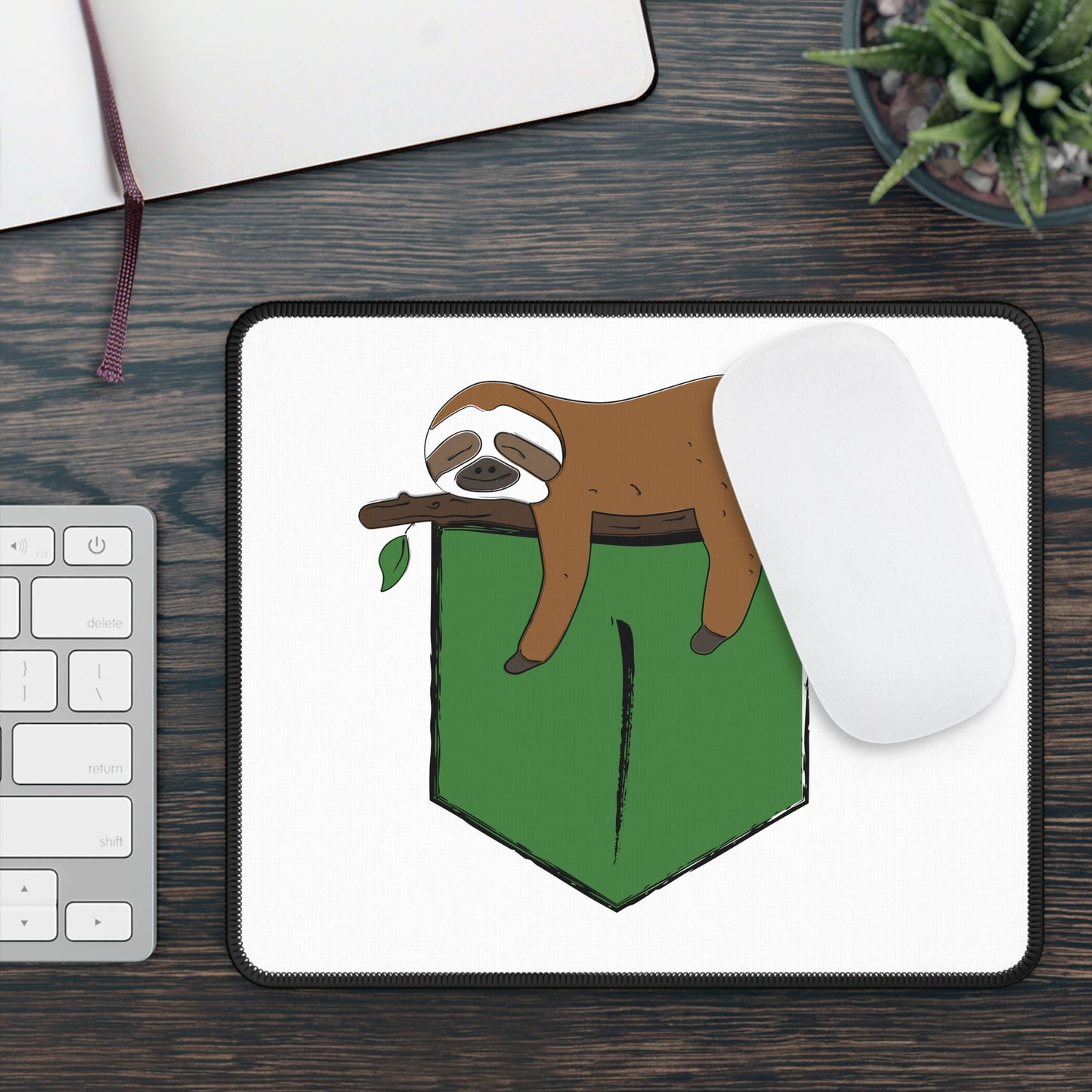 Lazy Sloth Gaming Mouse Pad