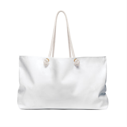 Green Leaf Weekender Bag - Oversized Travel Tote – Polyester – Rope Handles – 24" x 13"