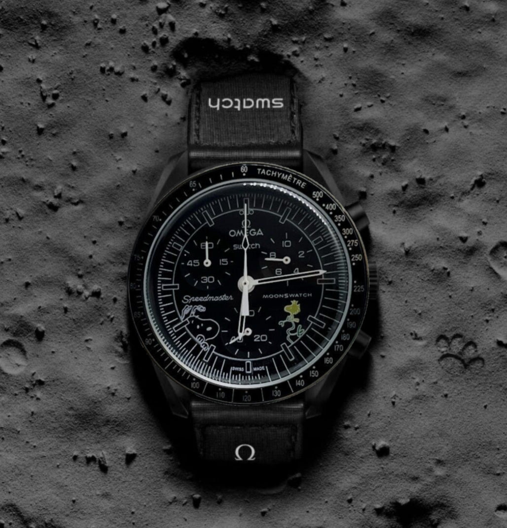 Omega Moonswatch Snoopy Rare Custom Modification, Omega X Swatch-95 Trends