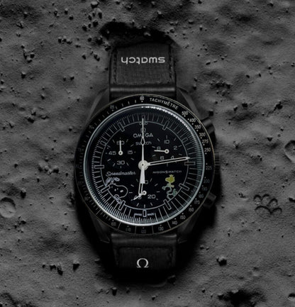 Omega Moonswatch Snoopy Rare Custom Modification, Omega X Swatch-95 Trends