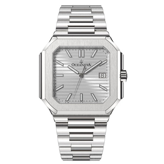 Oceanview Silver Watch - Stainless Steel Men's Watch