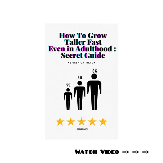 How To Grow Taller Even in Adult Hood (Instant Download)