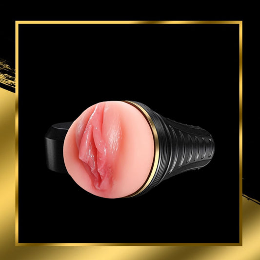 GoldDesirePro® Fleshlight Realistic Pocket Pussy, Vagina Textured Male Masturbator